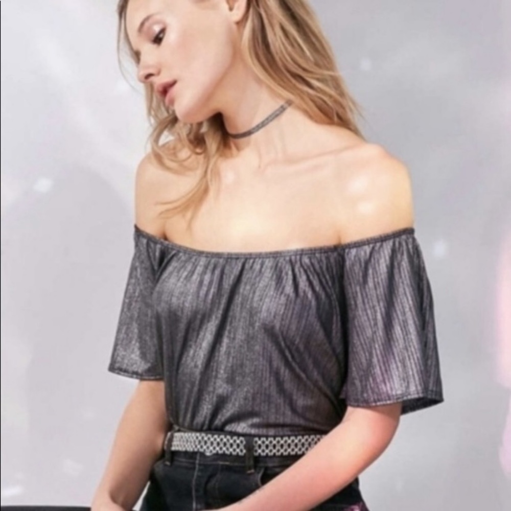 NWT Ecote (UO) Metallic Top